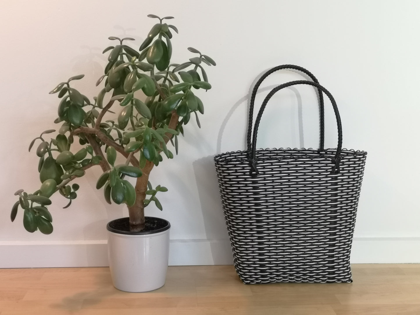 Maya Taske - Hvid / Sort